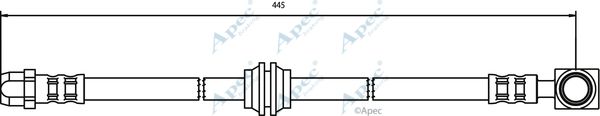 APEC BRAKING Тормозной шланг HOS3191